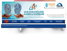 Tablet Screenshot of bolgeselkalkinmakonferansi.org